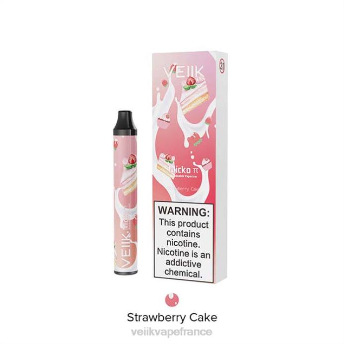 VEIIK Prix - VEIIK Micko Pie vape jetable 600 bouffées gâteau aux fraises 8H8628