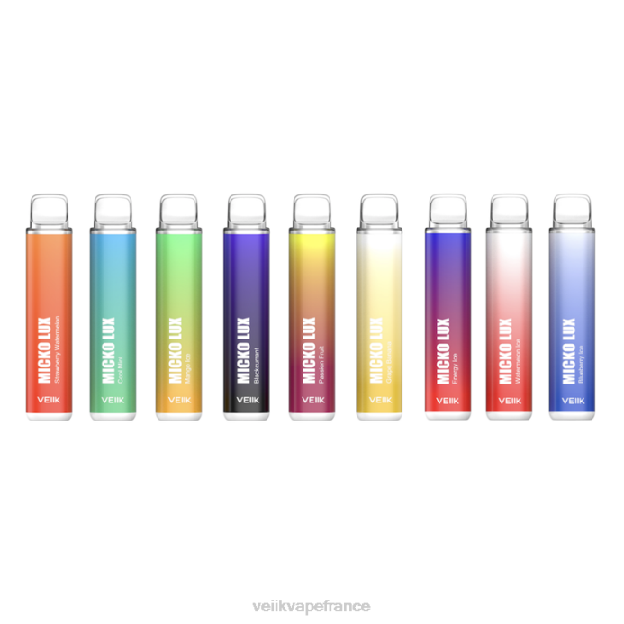 VEIIK Vape Paris - VEIIK Micko Lux vape jetable 5000 bouffées plusieurs saveurs 8H8632